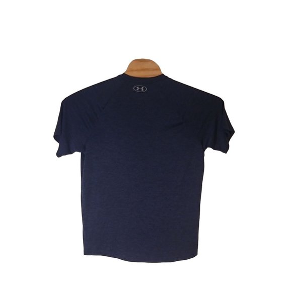 Under Armour The Tech Tee Shirt‎ Navy Blue V Neck Short Sleeve Size Medium Men's - Picture 3 of 6